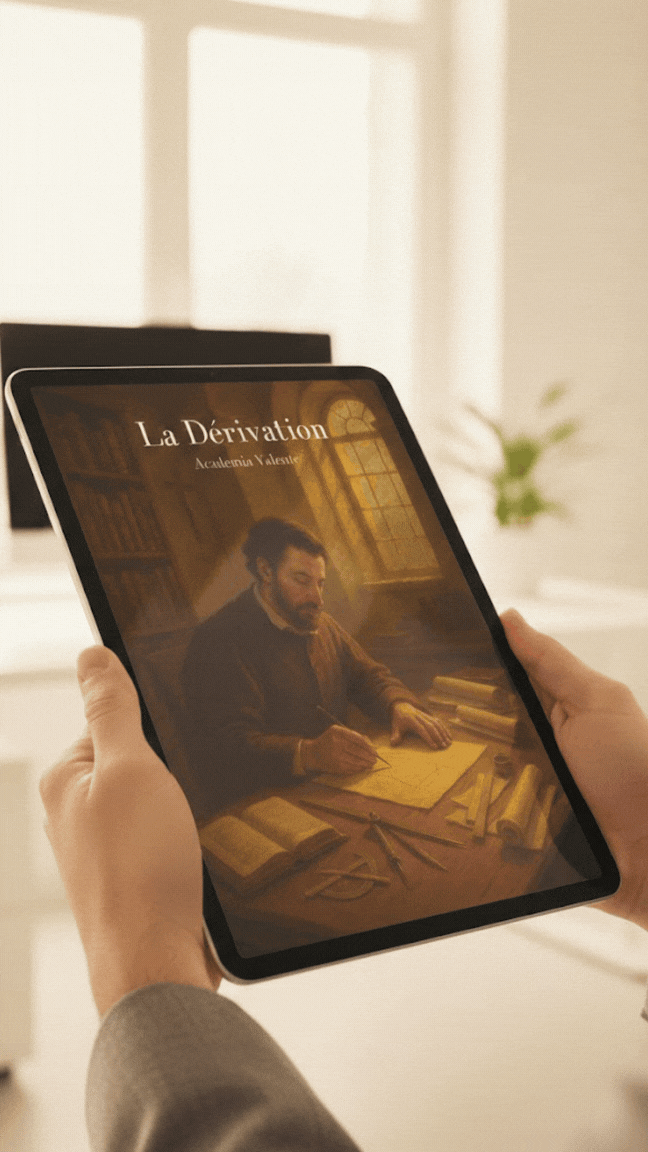 Extrait animé du fascicule La Dérivation — exercices corrigés maths
