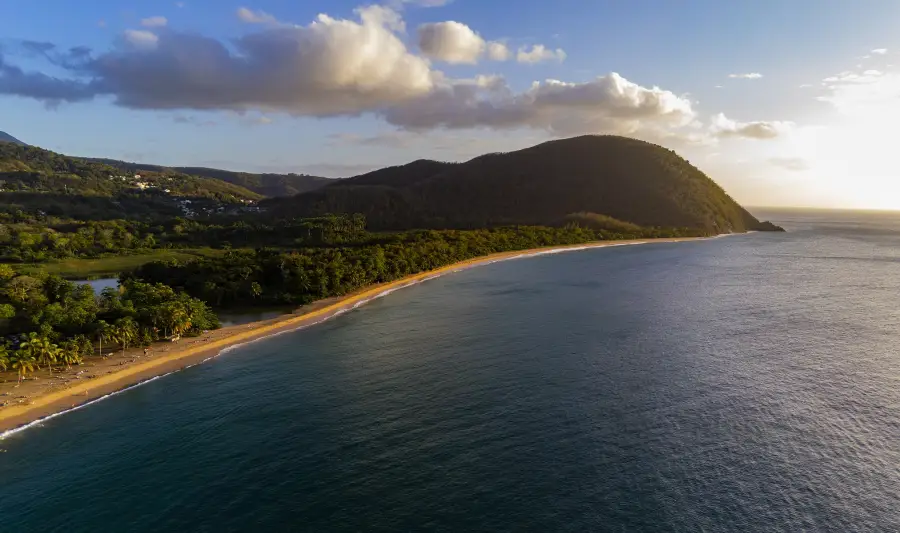 Plage de Grande Anse à Deshaies, Guadeloupe