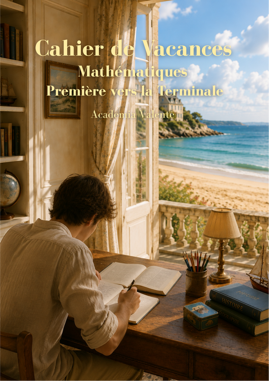 Cahier de Vacances - Mathématiques - Première vers la Terminale